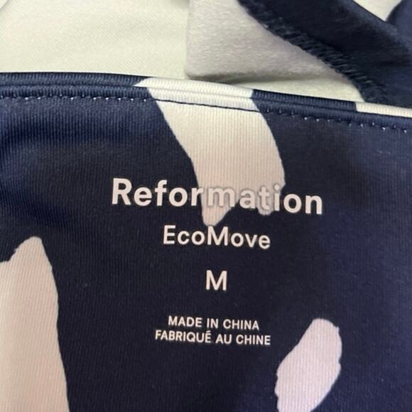 Reformation Daria Ecomove Blue Sleeveless Mini A-line Active Tennis Tank Dress M - Picture 4 of 5